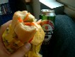 うーん。まいうー。おっと、食べかけで失礼しました。